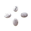 White Howlite Oval Cabochon Size 20x30mm 30x40mm Sold Per Piece