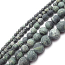 kambaba jasper matte round beads