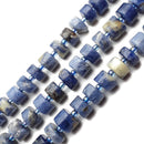 Natural Sodalite Smooth Rondelle Wheel Discs Beads 6x9mm 15.5" Strand