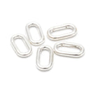 925 Sterling Silver Rectangle Clasp Size 10x17mm 2 pcs per Bag
