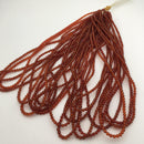 carnelian smooth round gemstone beads