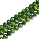 Diopside Jasper Smooth Round Beads Size 8mm 15.5'' Strand