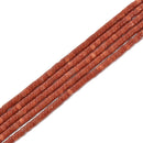 Gold Sandstone Heishi Disc Beads Size 2x4mm 15.5'' Strand