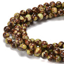 Bronzite Peridot Smooth Round Beads Size 6mm 8mm 10mm 15.5'' Strand