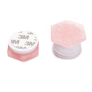 Rose Quartz Mobile Phone Grip Popsocket Hexagon Shape Size 2''
