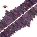 purple lepidolite graduated Sticks beads