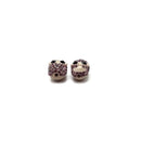 Resin with Rhinestone Skull Pendant Charm 11x16mm Sold Per Pair