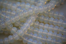 opalite smooth rondelle beads