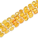 Natural Amber Pebble Nugget Beads Size 6-8mm 15.5'' Strand