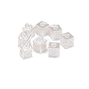 925 Sterling Silver Cube Beads Size 4mm 5pcs per Bag