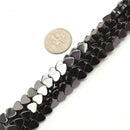 natural hematite heart shape beads