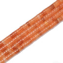 Natural Red Aventurine Heishi Disc Beads Size 2x4mm 3x6mm 15.5'' Strand