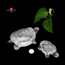 Clear Quartz Crystal Hand Carved Polished Gemstone Turtle Approx 4-5" Inches
