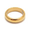 Gold Hematite Band Ring Basic Ring for Men and Women Arc Ring Sold 1 Piece