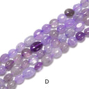 Gemstone Pebble Nugget Beads Approx 8x10mm 15.5'' Strand Clear Quartz, Citrine, Amethyst, Jade, Fluorite, Black Tourmalinated