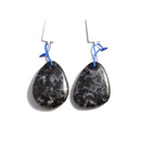indigo gabbro pendant teardrop or irregular shape