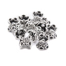 925 Sterling Silver Beads Cap Size 6x7mm Sold 8 Pcs Per Bag