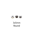 304 Stainless Steel Earring Earnut Backs Size 3x5mm 3x6mm 400 Pieces Per Bag
