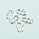 925 Sterling Silver Rectangle Clasp Size 6x12mm 3 pcs per Bag