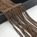 gray copper silver gold hematite matte hexagon beads