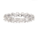 Clear Quartz Prism Cut Double Point Bracelet Beads Size 8mm 10mm 7.5'' Length