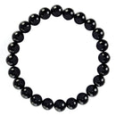 black onyx bracelet smooth round