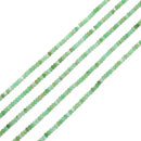 Natural Chrysoprase Faceted Rondelle Beads Size 3x4mm 15.5'' Strand