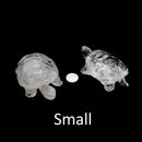 Clear Quartz Crystal Hand Carved Polished Gemstone Turtle Approx 4-5" Inches