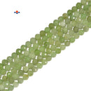 Natural Green Jade Faceted Round Beads Size 3mm 4mm 15.5'' Strand