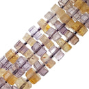 natural ametrine faceted rondelle wheel Discs beads