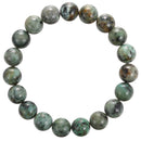 african turquoise bracelet smooth round