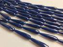 sapphire blue quartz faceted teardrop beads