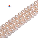 Peach Pink Glass Pearl Smooth Round Beads 3mm 4mm 6mm 8mm 10mm 12mm 15.5"Strand