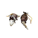 Cloisonne Christmas Tree Ornament Wiggling Armadillo Decoration 4.5" Inches Long