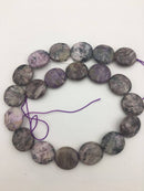 charoite shaped beads