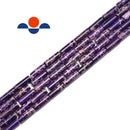 purple sea sediment jasper round tube beads