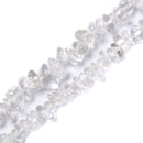 Natural Clear Quartz Chips Beads Size 5-6mm 7-8mm 15.5'' Strand