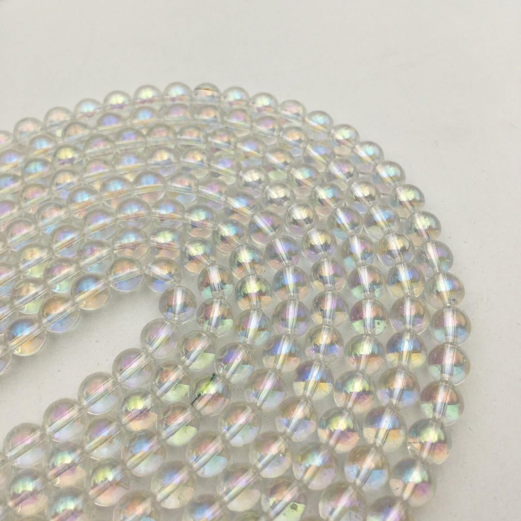Clear Quartz Smooth Round Beads Full Strand 15.5 inches 6mm, 8mm, 10mm,  12mm,14mm, GRN202 - BeadsCreation4u