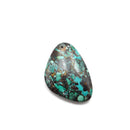 Blue Chrysocolla With Gold Matrix Pendant Irregular Shape 30x45mm Sold By Piece