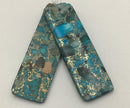 blue sea sediment jasper pendant rectangle