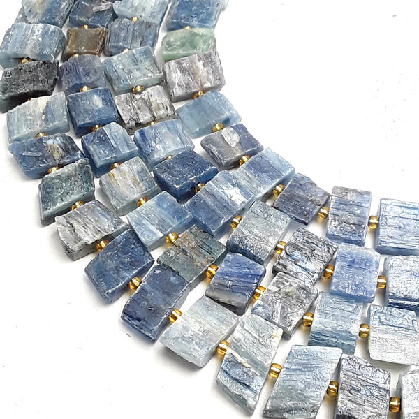 kyanite rectangle shape beads