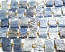 kyanite rectangle shape beads
