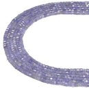 Natural Tanzanite Faceted Cube Beads Size 2.5mm 15.5'' Strand