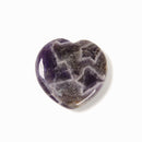 Teeth Chevron Amethyst Heart Shape Size 40mm Sold by Piece