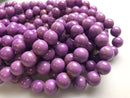 natural phosphosiderite smooth round beads