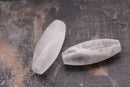 natural white selenite bottle shape