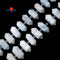 Multi Blue Aquamarine Graduated Center Drill Points Beads 13-25mm 15.5" Strand