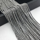 gray copper silver gold hematite matte hexagon beads