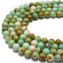 chrysoprase smooth round beads