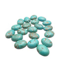 Blue Howlite Turquoise Oval Cabochon 12x16mm 20pcs Per Bag